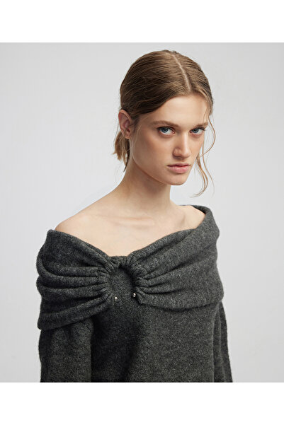 İpekyol Omzu açık triko