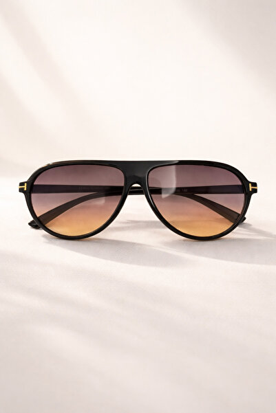 PİYESBOUTİQUE Unisex Women's Men's Uv400 Protected Framed Pilot Sunglasses wi...