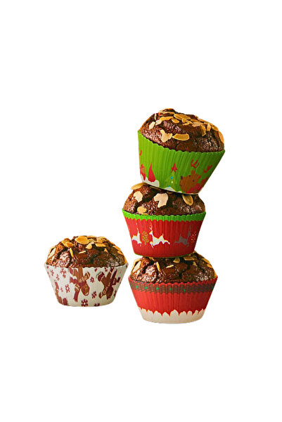 Alista Home Set 100 Forme Hartie pentru Briose, Alista Home, Craciun, 4 model...