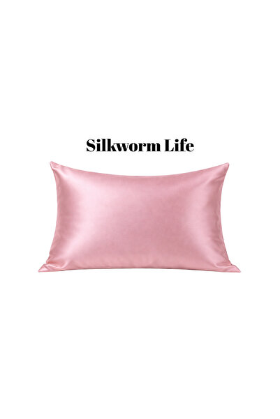 silkworm Siklworm Life , Gül Rengi % 100 Ipek Yastık Kılıfı ( 50 X 70) 1 Adet...