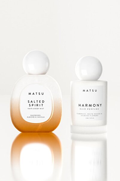 MATSU Salted Spirit & Harmony Saç Parfümü Seti - Çiçeksi, Tatlı ve Ferah Koku...