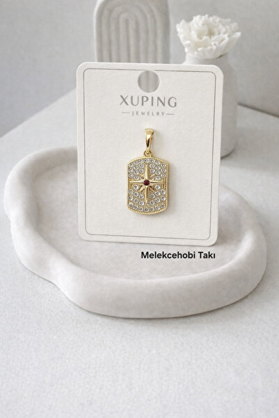 XUPING JEWELRY Melekcehobi Takı Xuping Marka Gold Kuzey Yıldızlı Kolye Ucu
