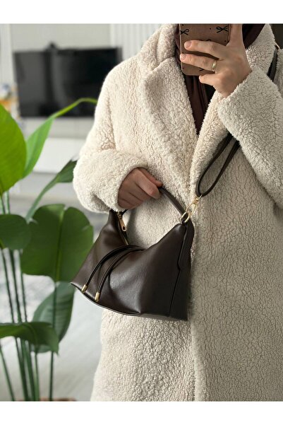 Marvelis PÖRFİ Geantă de mână și crossbody din piele moale pentru femei