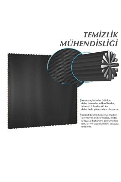 vekaconcept Güneş Gözlüğü Camı Temizleme Bezi 6 Adet 18x15 Cm