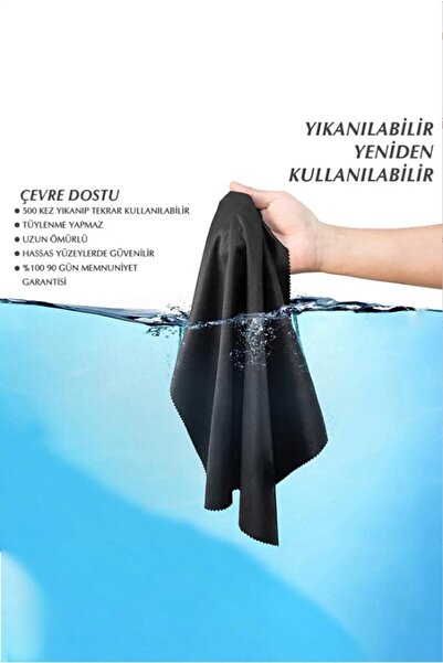 vekaconcept Güneş Gözlüğü Camı Temizleme Bezi 6 Adet 18x15 Cm