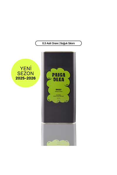 Paiga Olea Daily Soğuk Sıkım Natürel Sızma Zeytinyağı 5 lt