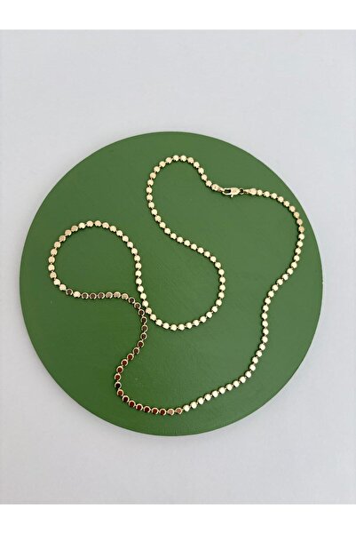 marsel aksesuar قلادة سلسلة ذهبية موديل Xuping Pul مقاس 50 سم