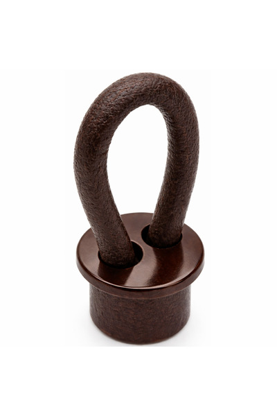 Emaks Венера Металева ручка Шкіряний шнурок Один отвір Коричневий Дверцята ша...