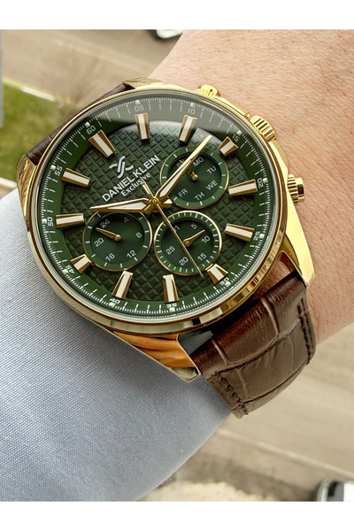 Daniel Klein Kordonu Koyu Kahverengi Deri Erkek Kol Saati