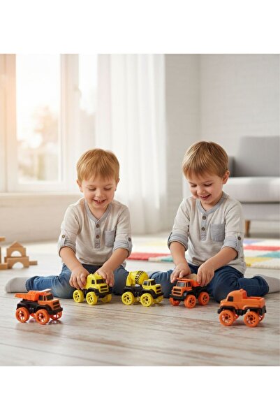 lufy مجموعة ألعاب موقع البناء، مجموعة ألعاب مكونة من 3 قطع سيارات لعبة