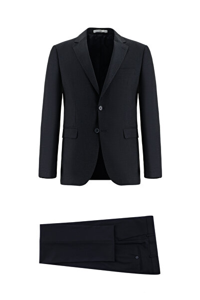 Kiğılı Costum 7 Drop Slim Fit cu model, croială strânsă, în combinație