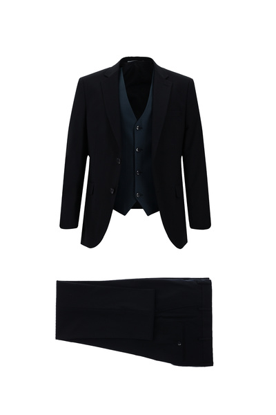 Kiğılı 7 Drop Slim Fit Costum cu vestă combinată