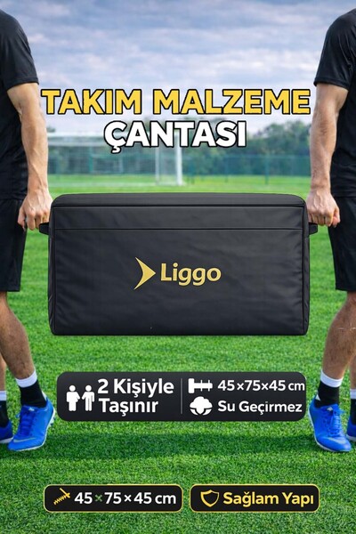 Liggo 45x75x45 Cm Antrenman Çantası Büyük Boy Malzeme Çantası Kulplu Top Taşı...