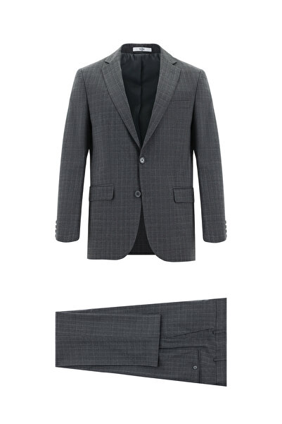 Kiğılı 6 Drop Regular Fit Standard Cut Wool Plaid Suit