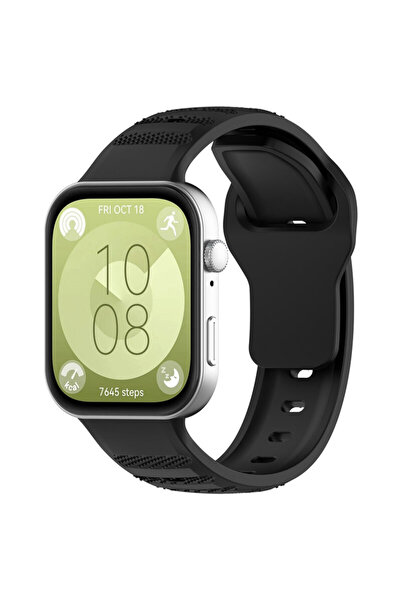 Techsuit Curea Huawei Watch Fit 3, Neagră, W050