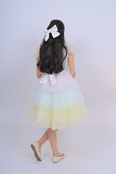 LAMİS FASHİON Pastel princess dress with layers of tulle