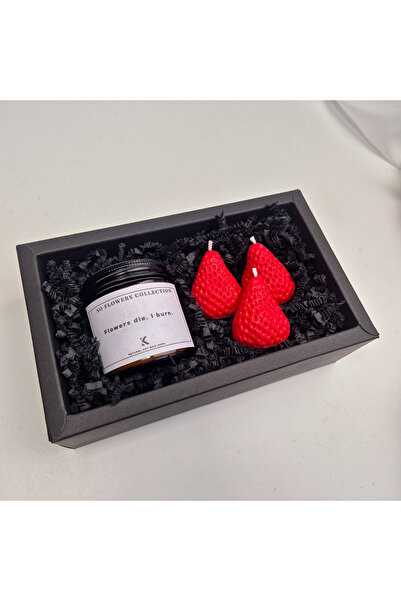 Creative Kappa Scented soy wax candle gift set - Flowers die. I burn