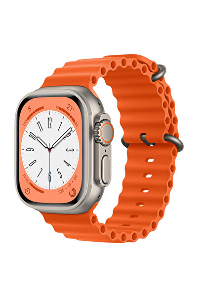 Techsuit Curea Apple Watch 1 42mm, portocalie, W038
