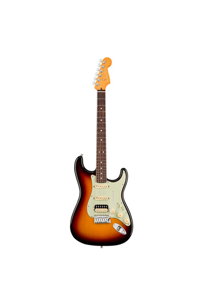 FENDER 0118020712 American Ultra Stratocaster HSS Elektro Gitar (Ultraburst) ...