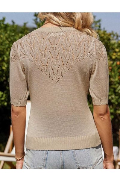 youknitwear you Wanda 100% Cotton Knit Cardigan