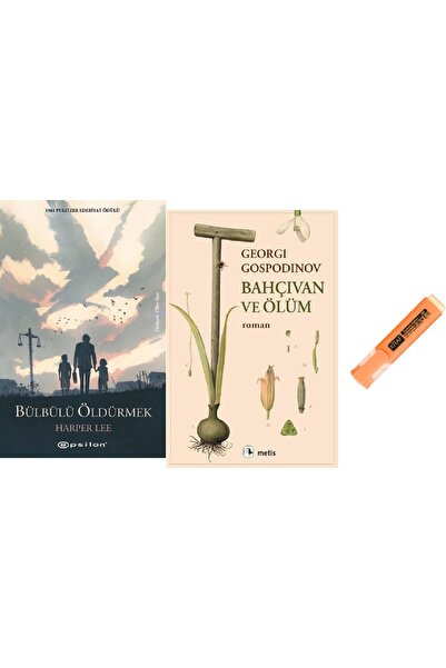 Epsilon Yayınevi Bülbülü Öldürmek ++ Bahçıvan ve Ölüm / Kalem Hdy 2 Kitap SET