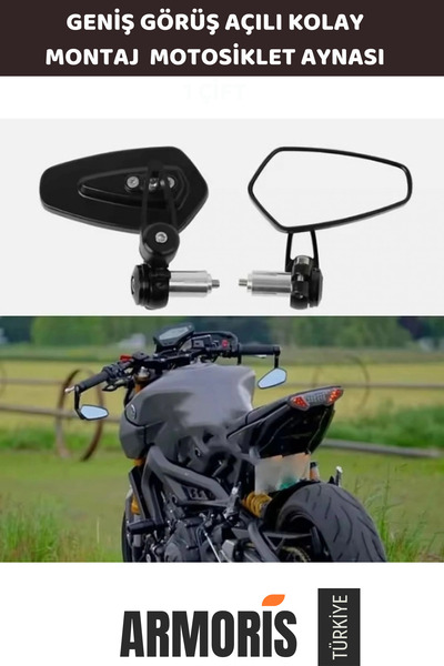 Armoris Yeni Nesil Tak Kullan Titreşim Önleyici Geniş Görüş Açılı Kolay Monta...