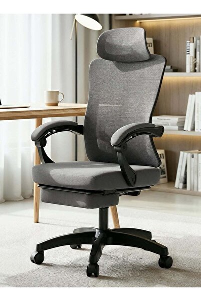DROGO كرسي مكتب قابل للإمالة بزاوية 130 درجة، مع دعم قطني قابل للتعديل، ومسند...