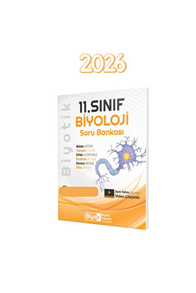 Biyotik Yayınları 11. Sınıf Biyoloji Soru Bankası