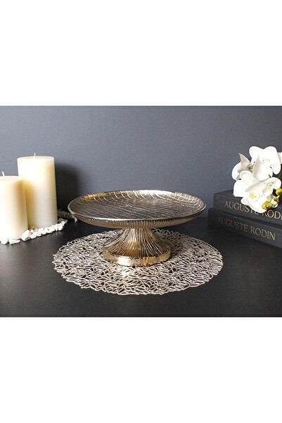 Sembol Doku Gold Decorative Stand with Legs