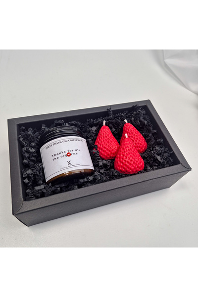 Creative Kappa Set cadou lumânări parfumate din ceară de soia –Thanks for all...