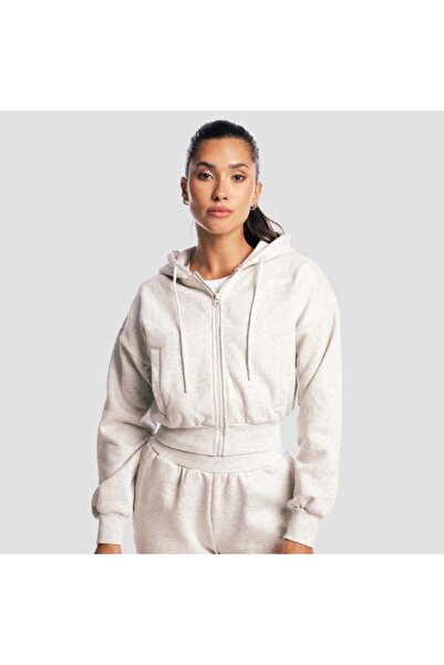 GymBeam Hanorac cu fermoar Base pentru femei, Cloud