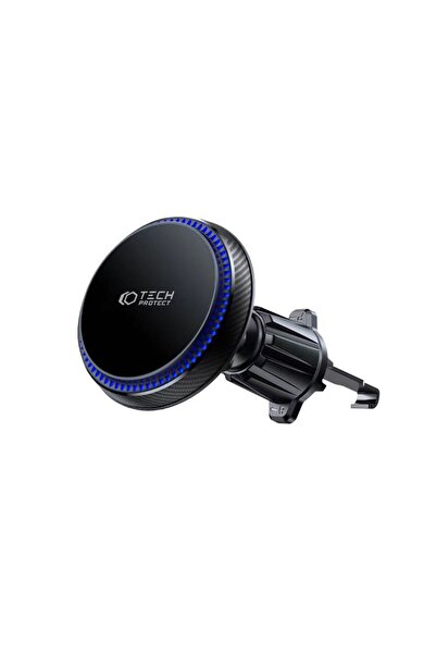 Tech-Protect V4 15W MagSafe Car Mount, Wireless Charger, Black