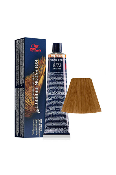 Wella Professionals , Koleston Perfect Me+, Permanent Hair Dye, 8/73 Light Bl...