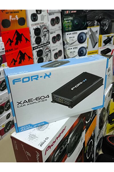 For-X XAE - 604 Amfi 4 Kanal Bass Kontrollü