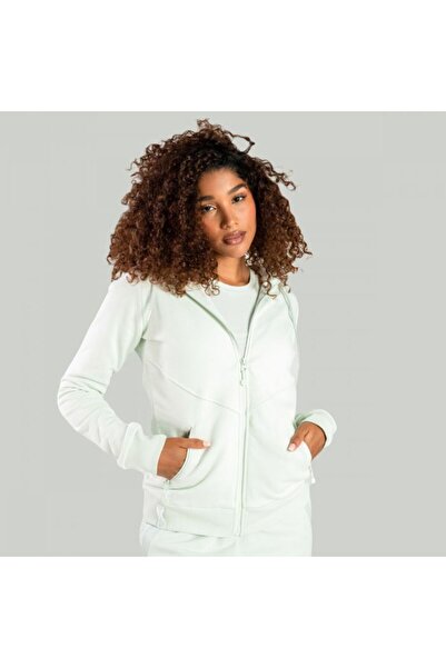 GymBeam Women‘s Nova Zip Up Hoodie Moon Grey - STRIX