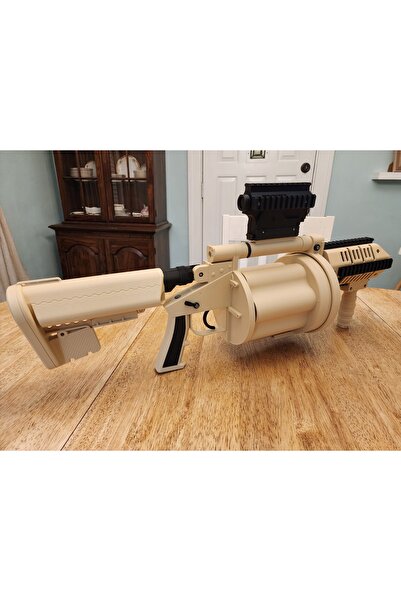 bambam 3d M32A1 40mm Bomba Atar Gerçek Boyut Ateş Etmez Dekorasyon Amaçlı Pla...