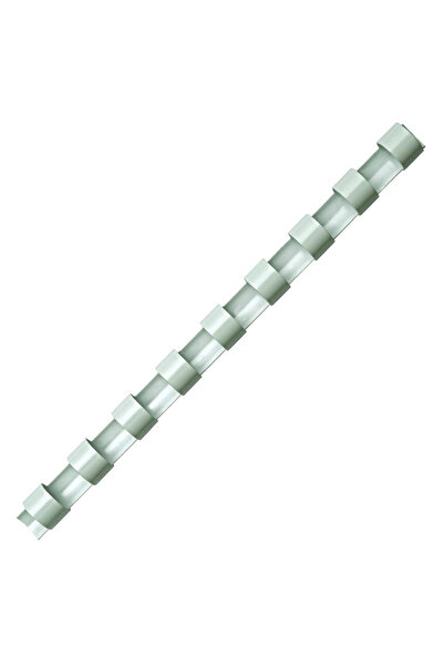 Fellowes Inel de legare din plastic 6 mm, alb, pentru 2–20 de coli, 100/cutie
