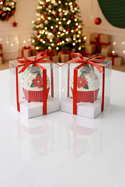 Ege Concept Life Tekli Şeffaf Full Asetat Cupcake Kutusu 9x9x12 - Lüks Muffin...
