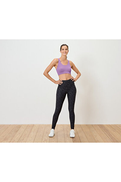 Tchibo Kadın Spor Tayt, Leo Siyah