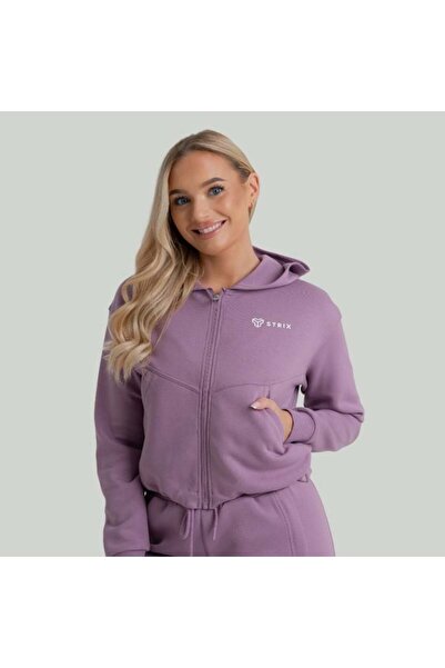 GymBeam Women‘s ZOA Zip-Up Orchid Hoodie - STRIX