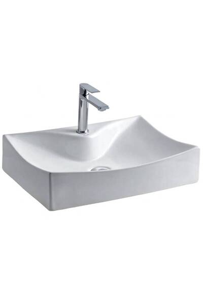LENA - Tezgah Üstü Porselen Lavabo - E-3034