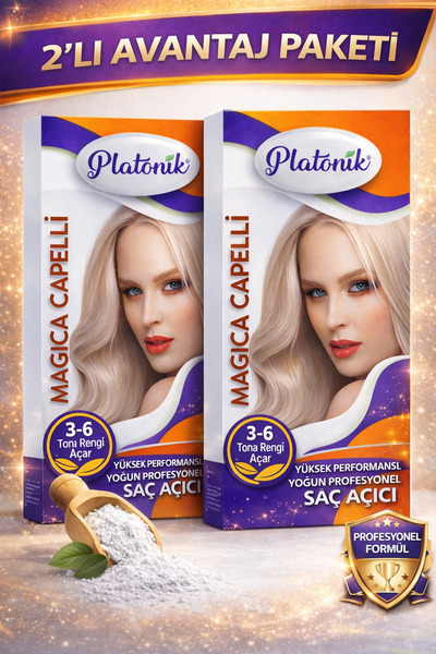 Platonik Saç Açıcı 2 Adet