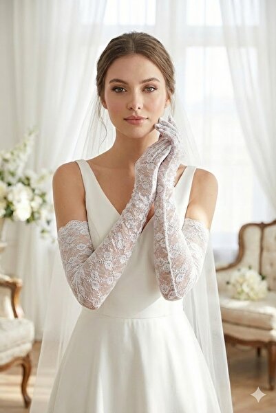 Hobigram Ethereal Lace Long Lace Opera Gloves |   Timeless and Elegant Specia...