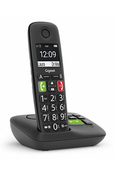 GIGASET E290A Black landline telephone