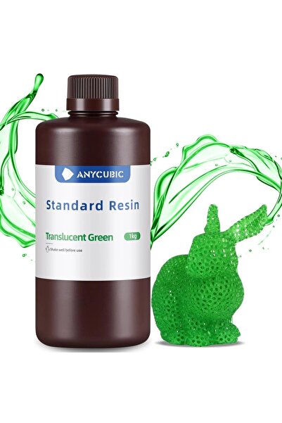 Anycubic Standart Yarı Saydam Yeşil Reçine 1Kg SLA - Teknoartshop