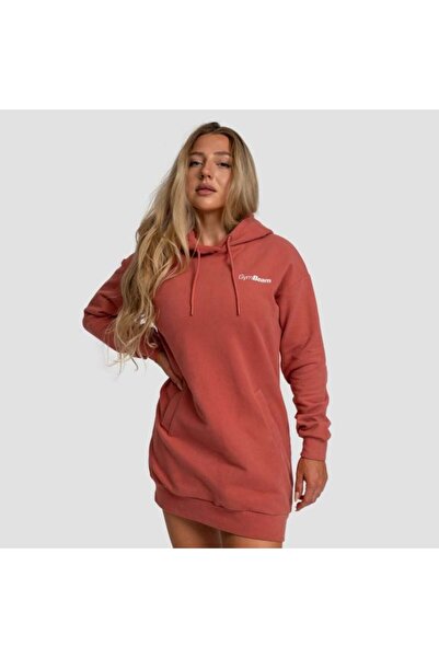 GymBeam Women‘s Limitless Longline Hoodie Cinnamon
