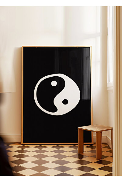 ARTHOUSECOLLECTIVE Ying Yang - Yoga / Meditation Collection - Unframed Poster