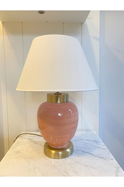 Dekordan House Somon Renk Seramik Abajur