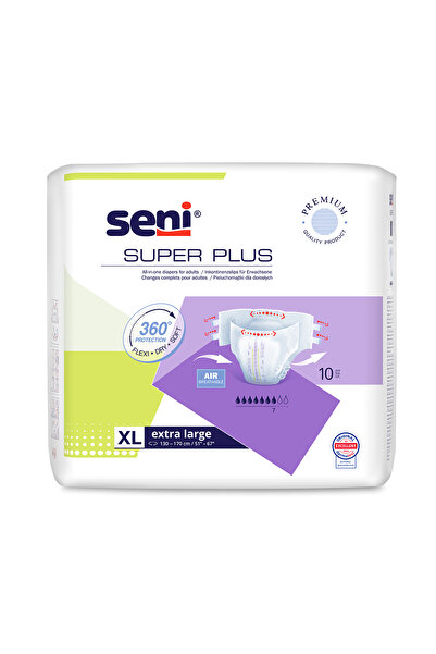 Seni Scutece pentru adulți Super Plus XL, Absorbție 3200 ml, 10 buc