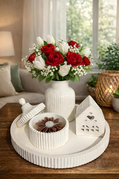 Beyaz Atölye Premium Home Dekoratif Seti